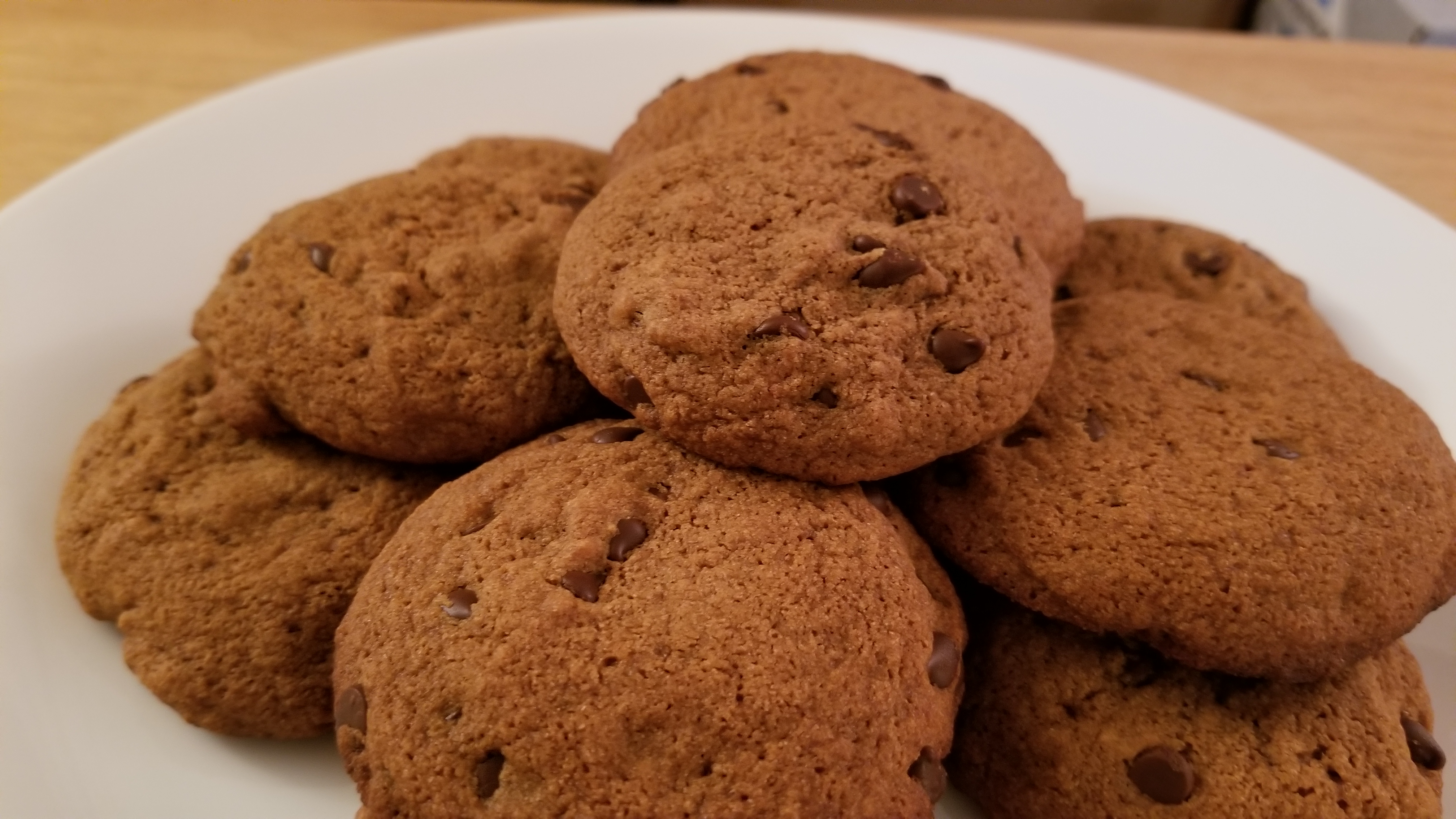 Perfect soft and chewy paleo chocolate chip cookies