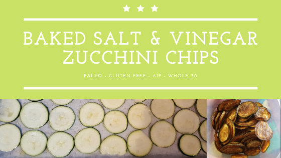 Baked Salt & Vinegar Zucchini Chips
